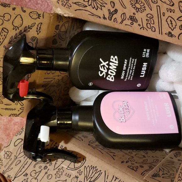Lush Other - Lush Body Spray Bundle: Barbie and Sex Bomb. 6.7 fl oz each. NEW. Vegan